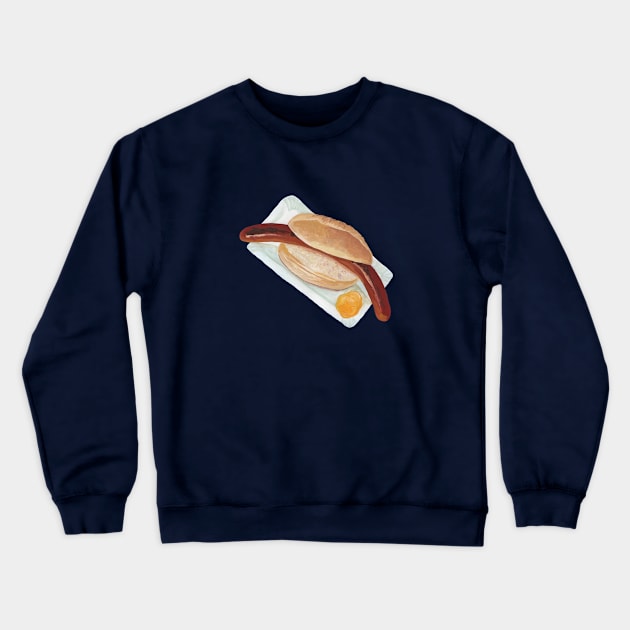 Hot Dog Crewneck Sweatshirt by Das Brooklyn